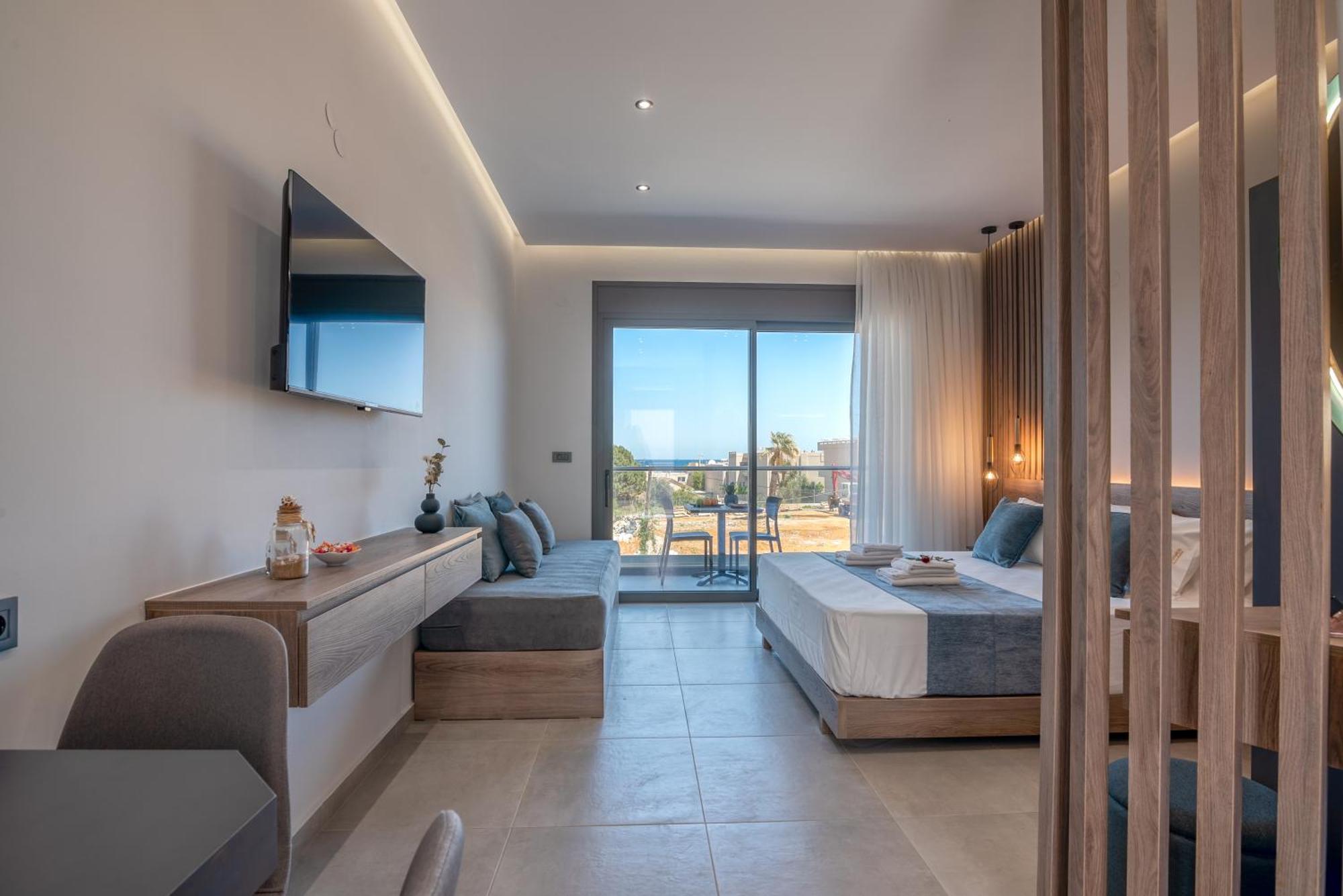 Litinakis Studios Sea View & Litinakis Studios Garden View 700 Meters Away Agia Marina Extérieur photo