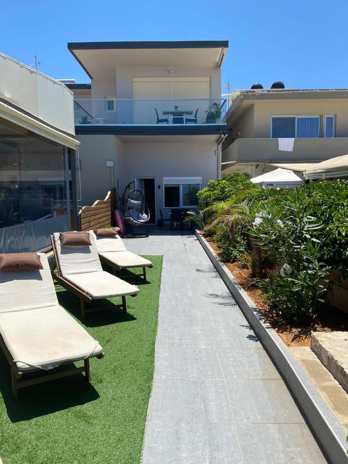 Litinakis Studios Sea View & Litinakis Studios Garden View 700 Meters Away Agia Marina Extérieur photo