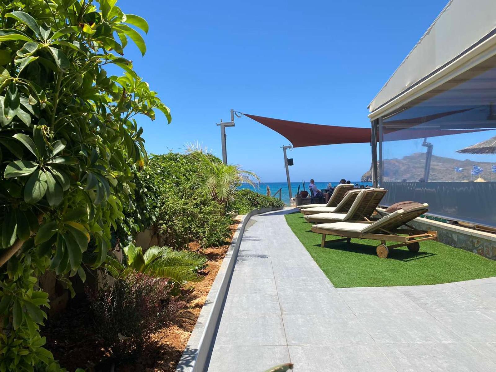 Litinakis Studios Sea View & Litinakis Studios Garden View 700 Meters Away Agia Marina Extérieur photo
